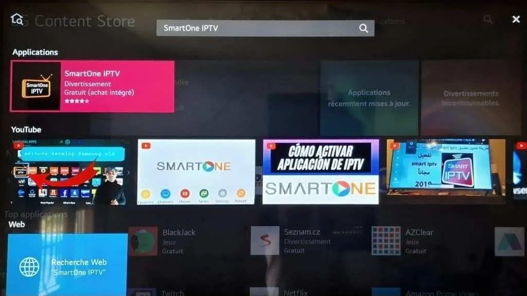 Smartone2 Search and install SMARTONE IPTV