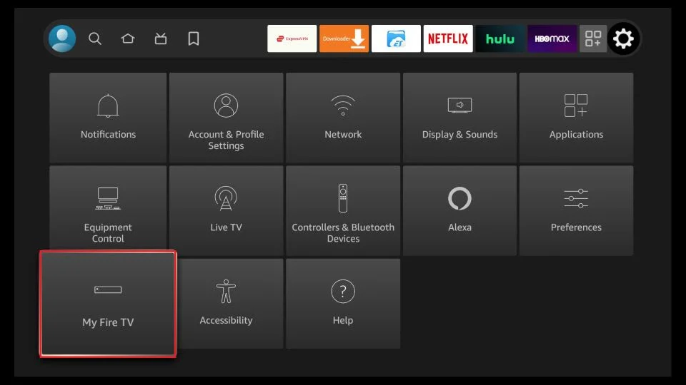 ibo fire5 Fire TV settings